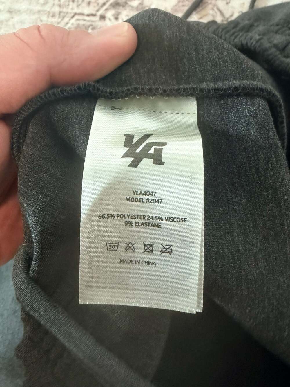 YoungLA 2047 Scuba Cargo Sweats Charcoal Grey Size XL - Picture 9 of 10
